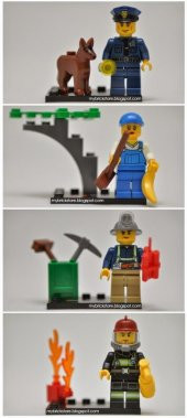 SY 263 City Lego Seti Tam 8 Figür - 10