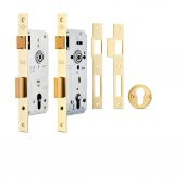 STANDART SİLİNDİRLİ DAİRE KİLİDİ ROZET 45 MM NİKEL - 1