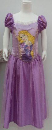 1 Adet Orjinal Rapunzel Kostüm (3-9Yaş) - 1