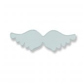 12 Adet Ayna Pleksi Sticker Melek Kanadı - 1