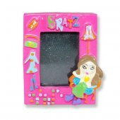 12 Adet Bratz Kız Mıknatısl Miniı Çerçeve 3,7x4,6cm - 1