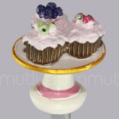 Fincanlı Kaşık Cupcakeli Çatal - 3