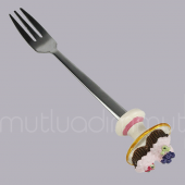 Fincanlı Kaşık Cupcakeli Çatal - 5
