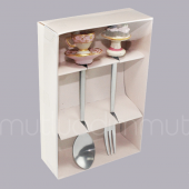 Fincanlı Kaşık Cupcakeli Çatal - 6