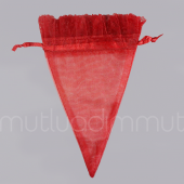 Fistolu Dantel Üçgen Kese 10x16cm 12 Adet - 3