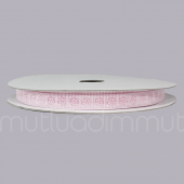 1cm X 22metre Çiçek Desenli Grogren Kurdela - 4