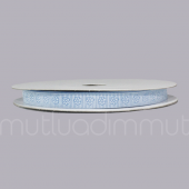 1cm X 22metre Çiçek Desenli Grogren Kurdela - 5