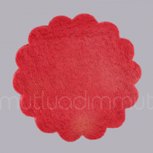 100 Adet 22 Cm Dantel Tül Kesilmiş Tül Organze Kumaş - 5