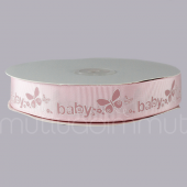 2,5cm X 50m Baby Yazılı Grogren Kurdela - 3