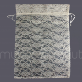 6 Adet 30x40cm Dantel Kese Hediyelik Kese - 3