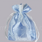 Parlak Önü Tüllü Kese 11x15cm 12 Adet thumbnail 4