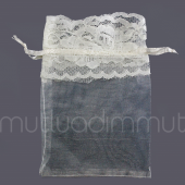 Ucu Dantel Fistolu Kese 9x12cm 12 Adet - 2