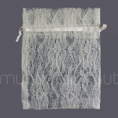 12 Adet 10x13cm Dantel Kese - 4