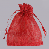 12 Adet 10x13cm Dantel Kese - 5