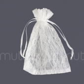 12 Adet 10x13cm Dantel Kese - 9
