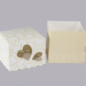 50 Adet Kalpli Demonte Karton Kapaklı Kutu - 1