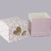 50 Adet Kalpli Demonte Karton Kapaklı Kutu - 7