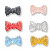 20 Adet 2x1cm Minik Akrilik Taşlı Fiyonk - 2