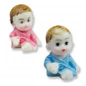 12 Adet Bornozlu Bebek Biblo - 1