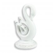 24 Adet Zarif Kuğu Biblo 3x6cm - 1