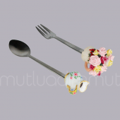 Sürahili Kaşık Vazolu Çatal - 2
