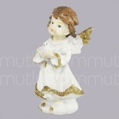 Elinde Kuş Olan Melek Biblo 1 Adet - 4