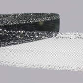 4,5cm X 25metre Simli Gren Esnek Kurdela Gelinlik Abiye - 7