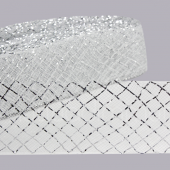 4,5cm X 25metre Simli Baklavalı Gren Esnek Kurdela - 7