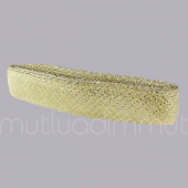 4,5cm X 25metre Simli Baklavalı Gren Esnek Kurdela - 8