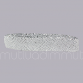 4,5cm X 25metre Simli Baklavalı Gren Esnek Kurdela - 9