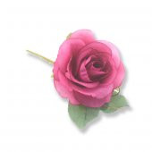 4 Adet 5,5cm Kumaş Çiçek Gül thumbnail 1