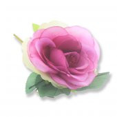 4 Adet 5,5cm Kumaş Çiçek Gül thumbnail 3