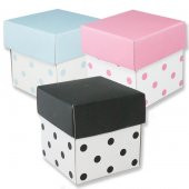 50 Adet 5x5cm Puanlı Demonte Karton Kutu - 1