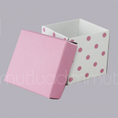 50 Adet 5x5cm Puanlı Demonte Karton Kutu - 5
