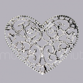 20 Adet 3,8x3,2cm Metal Kalp thumbnail 3