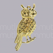 20 Adet 3x7cm Metal Baykuş - 2