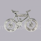 10 Adet Taşlı Metal Bisiklet - 3