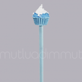 12 Adet Kremalı Cupcake'li Kurşun Kalem - 2