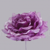 6 Adet 10cm  Kumaş Gül Çİçek - 5