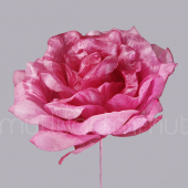 6 Adet 10cm  Kumaş Gül Çİçek - 9