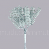 12 Demet (144 Adet) Spiral Simli Parlak Çiçek - 4