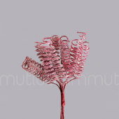 12 Demet (144 Adet) Spiral Simli Parlak Çiçek - 8