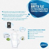 BRITA Marella XL Filtreli Su Arıtmalı Sürahi Mavi ( 3 Filtreli) - 3