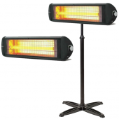 Kumtel Black 2500w Ufo Infrared Isıtıcı Elektrikli Soba Elektrikli Istıcı Orjinal Ayak Dahil - 1