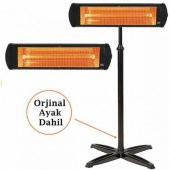 Kumtel Black 2300w Ufo Infrared Isıtıcı Elektrikli Soba Elektrikli Istıcı Ayak Dahil - 1