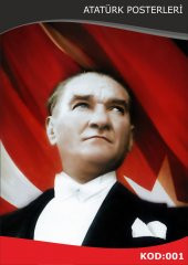 Atatürk Resmi Raşel Kumaş  4x6 - 1