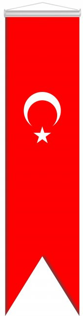 Türk Bayrağı kırlangıç 50x200 - 1