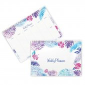 Haftalık Planlayıcı (Sümen) - A4 Boy Çiçekli - 1