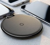 Baseus Apple iPhone X 8 8 Plus iX Masaüstü Kablosuz Şarj Standı - 1