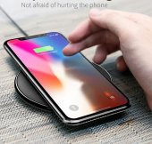 Baseus Apple iPhone X 8 8 Plus iX Masaüstü Kablosuz Şarj Standı - 2